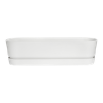 greenville long 70cm blanc